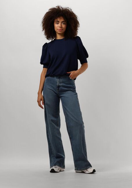 Donkerblauwe MINUS Top LIVANA T-SHIRT - large