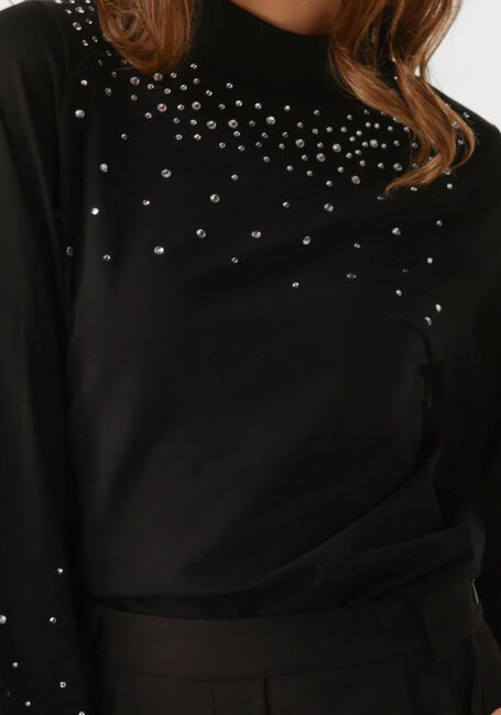 JANSEN AMSTERDAM V183 TURTLE RHINESTONES TOP Hauts & T-shirts en noir - large