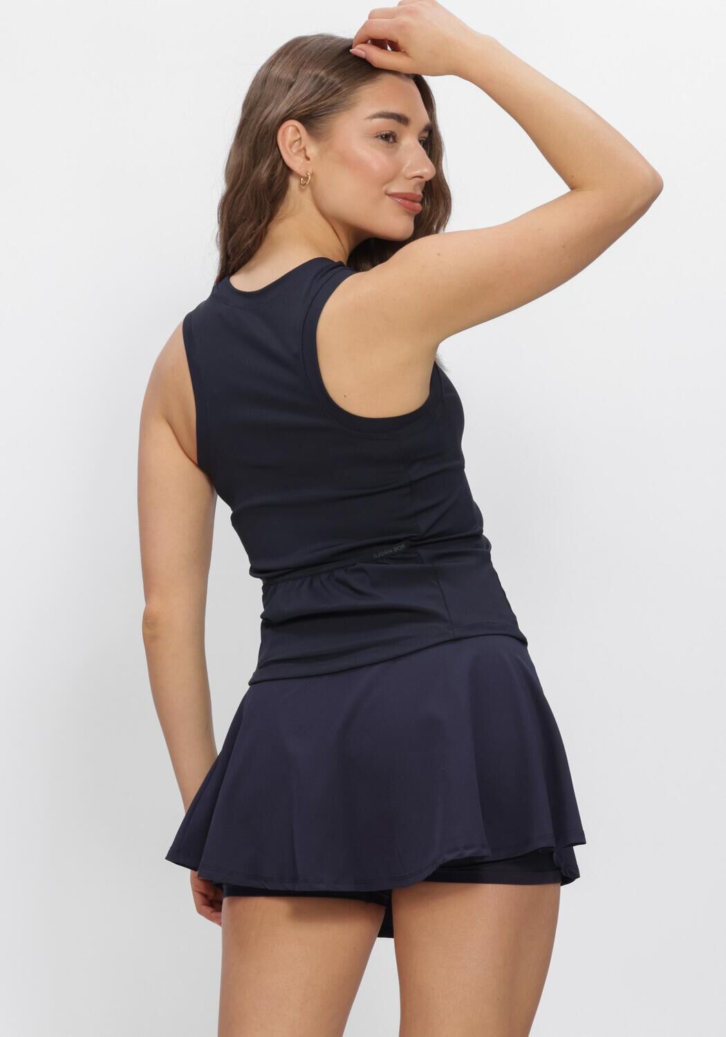 BJORN BORG ACE POCKET RIBBED TANK TOP Hauts & T-shirts Bleu fonc&eacute; - large