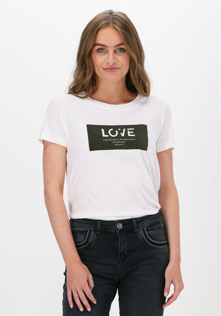 Witte MOS MOSH T-shirt CHERRIE O-SS TEE - large