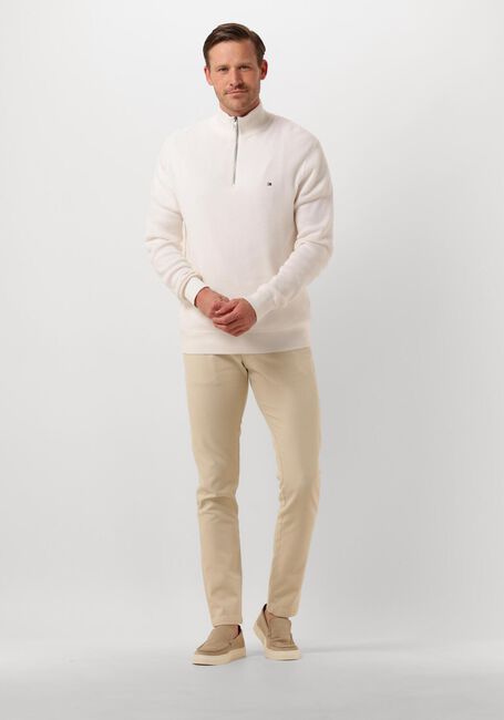 TOMMY HILFIGER Pull REFINED STRUCTURE ZI en blanc - large
