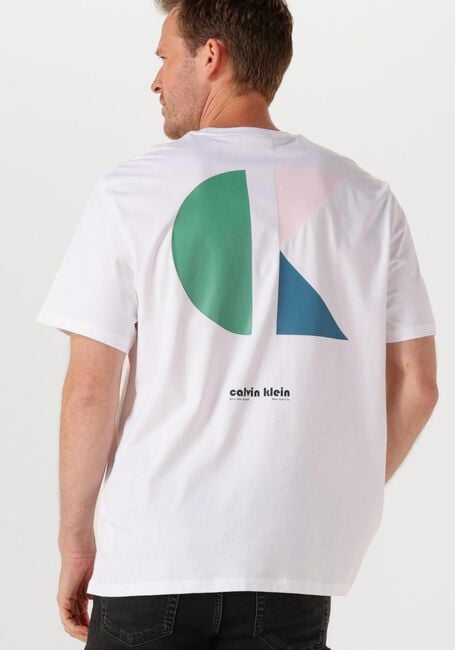 CALVIN KLEIN T-shirt SS 20S CK BHS LG GRP en blanc - large