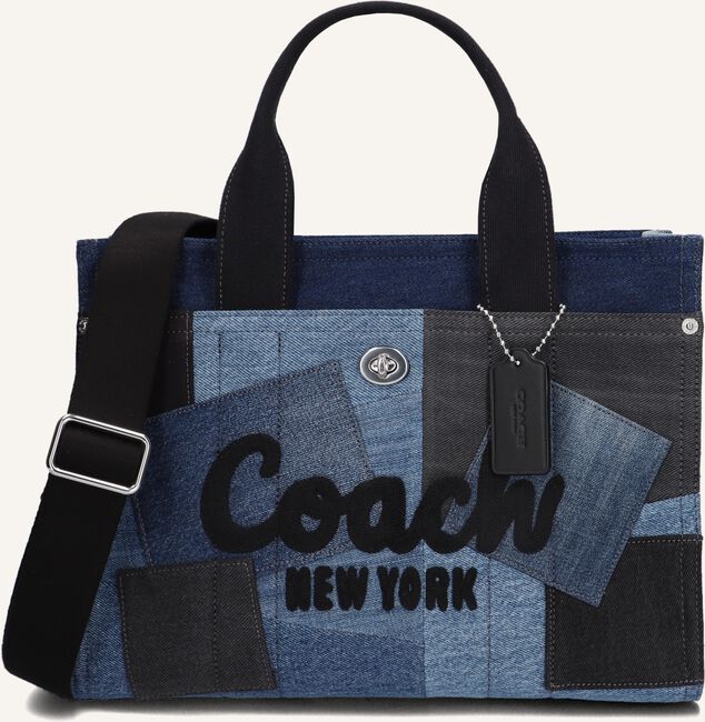 COACH PATCHWORK DENIM CARGO TOTE COACH PATCHWORK DENIM CARGO TOTE - large