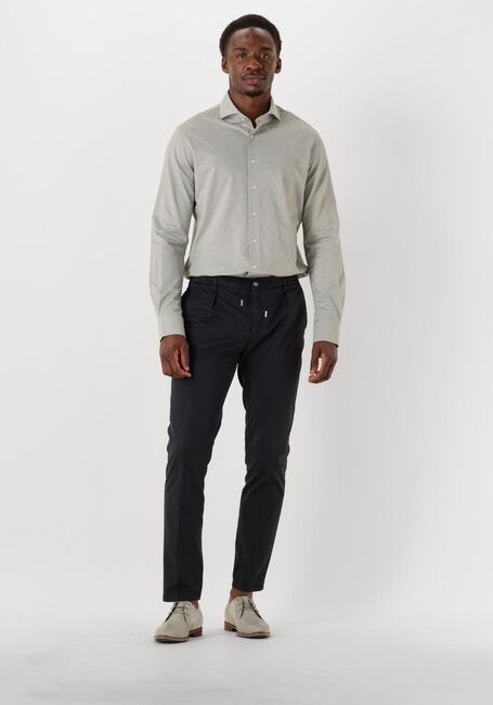 Grijze PROFUOMO Klassiek overhemd SHIRT X-CUTAWAY JAPANESE KNITTED - large