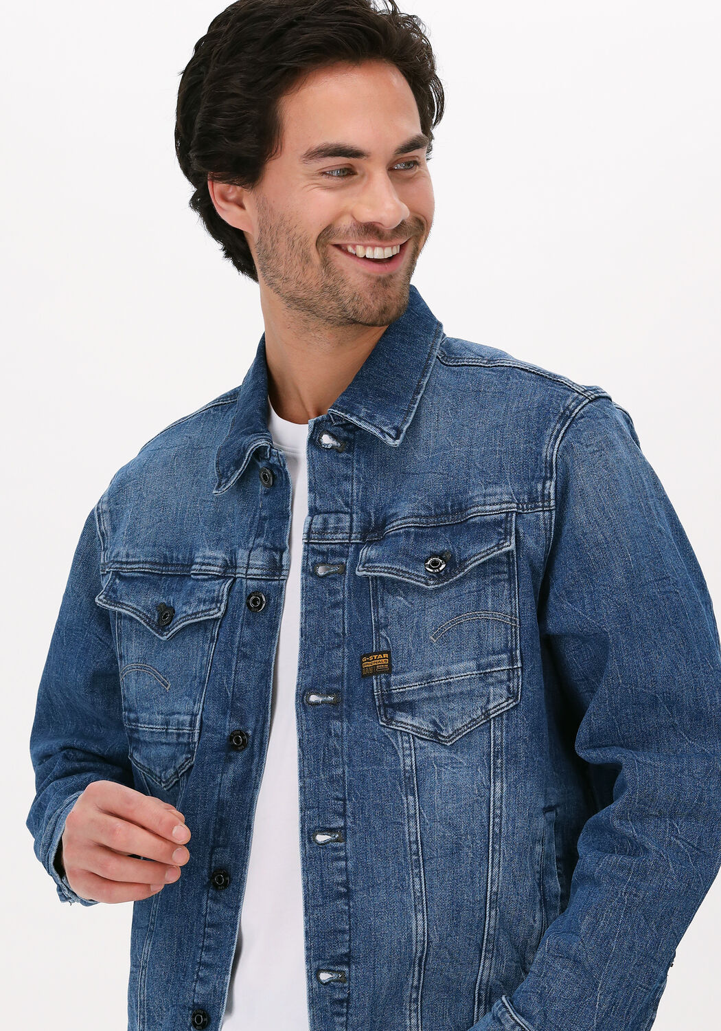 G STAR RAW Veste en jean ARC 3D JACKET en bleu Omoda