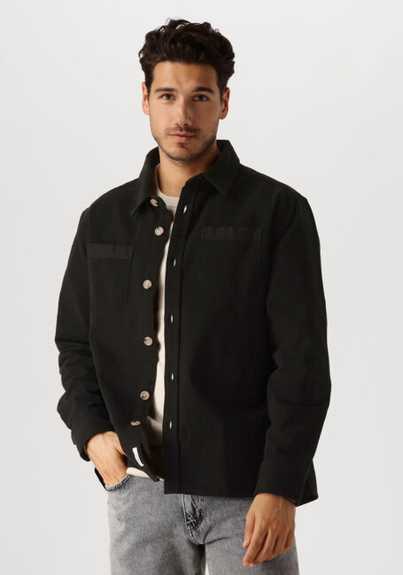 FORÉT Surchemise FELLOW TWILL SHIRT en noir - large