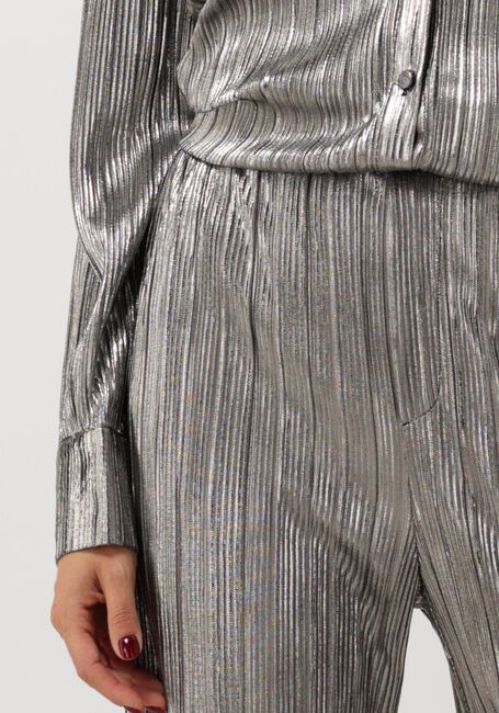 SUNCOO Pantalon large JILL en argent - large