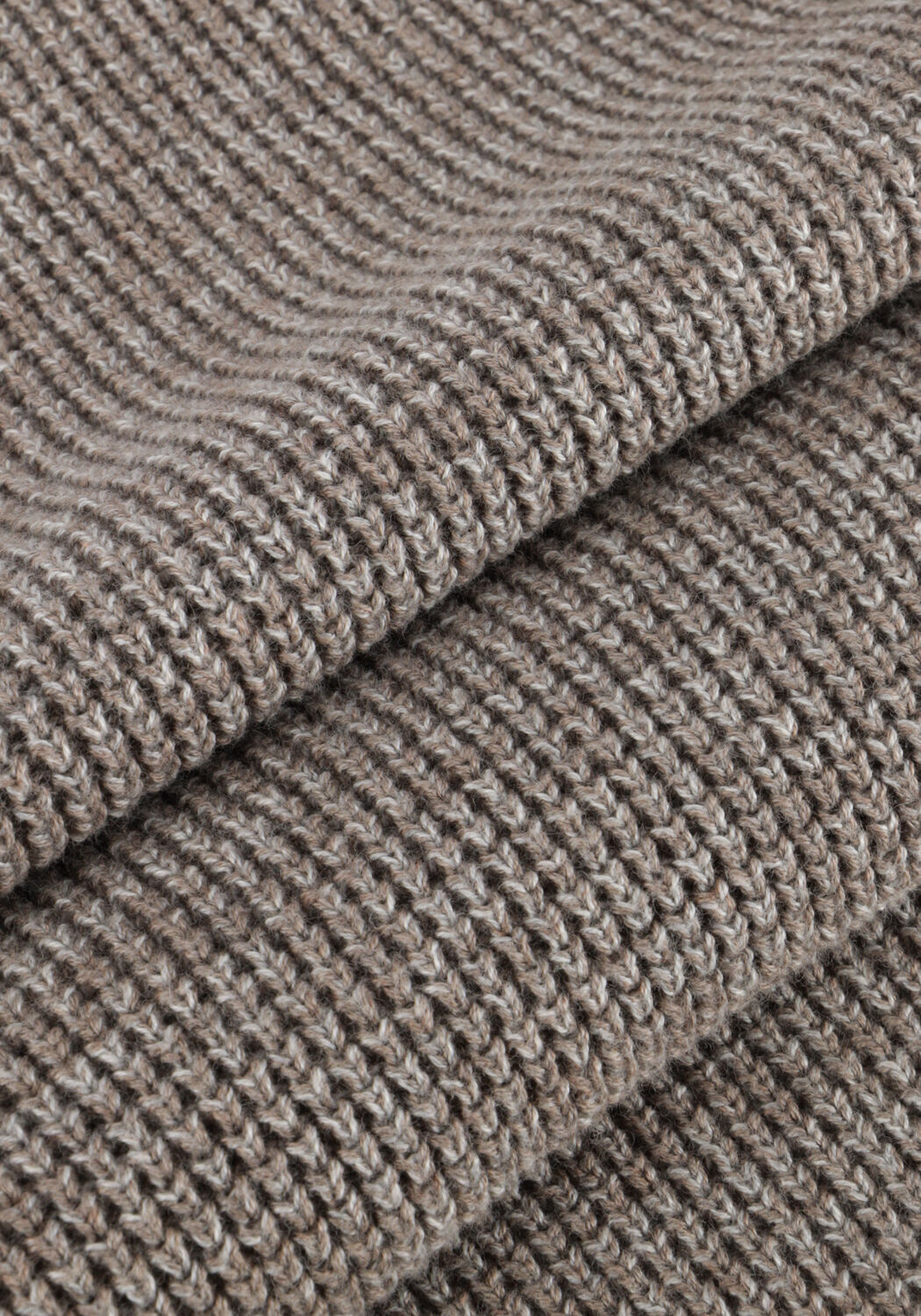 GENTILUOMO Pull ROUND LS RAGLAN en taupe - large