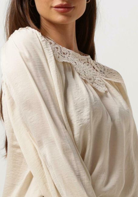 Gebroken wit SUMMUM  TOP DRAPY SATIN - large