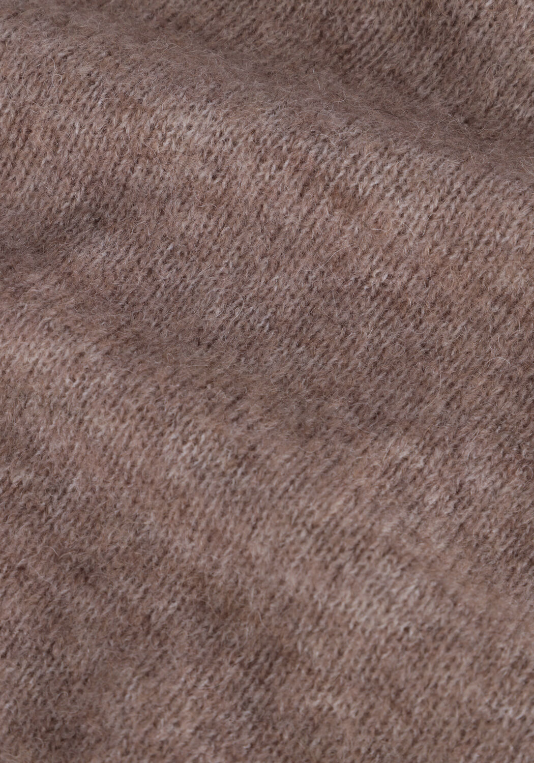 OBJECT Col roul&eacute; ELLIE L/S KNIT TUNIC en marron - large