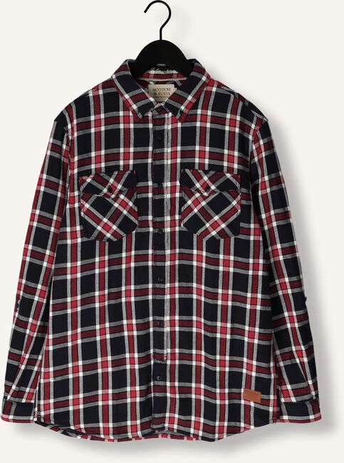 Donkerblauwe SCOTCH & SODA Overshirt ARCHIVE DOUBLE FACE TWILL CHECK Donkerblauwe SCOTCH & SODA Overshirt ARCHIVE DOUBLE FACE TWILL CHECK - large