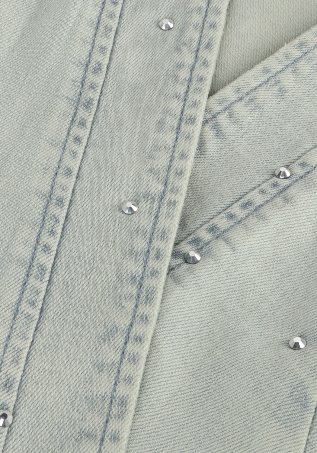 INDIAN BLUE JEANS Gilet DENIM GILET FANCY Bleu clair - large