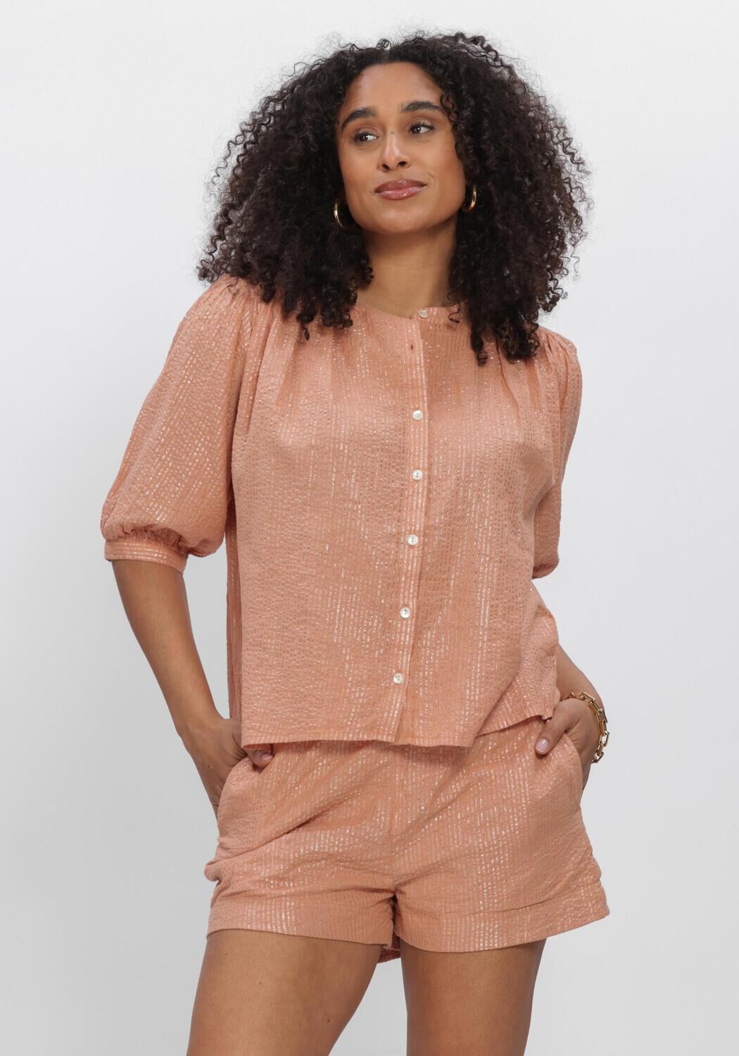 CIRCLE OF TRUST BRITT BLOUSE Blouses en orange - large