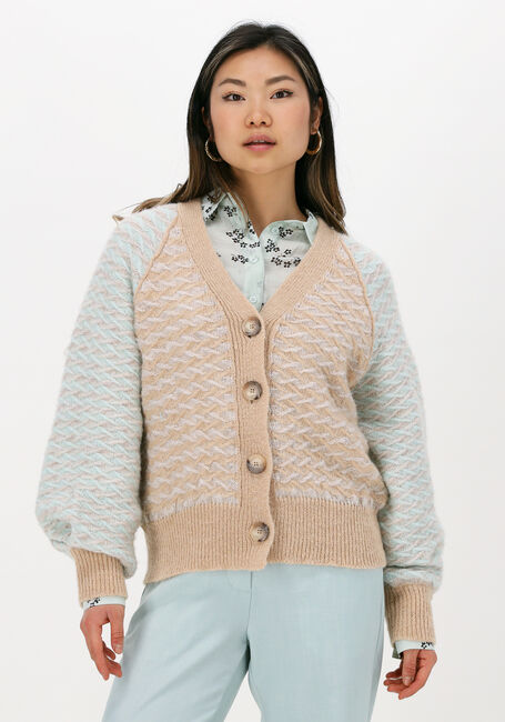 SECOND FEMALE Gilet GUDRUNE KNIT CARDIGAN en multicolore - large