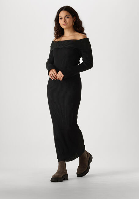 ENVII Robe maxi ENTOPO O-S LS DRESS 5253 en noir - large