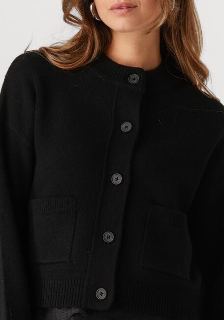 Zwarte MSCH COPENHAGEN Vest MSCHCARIA CARDIGAN - large