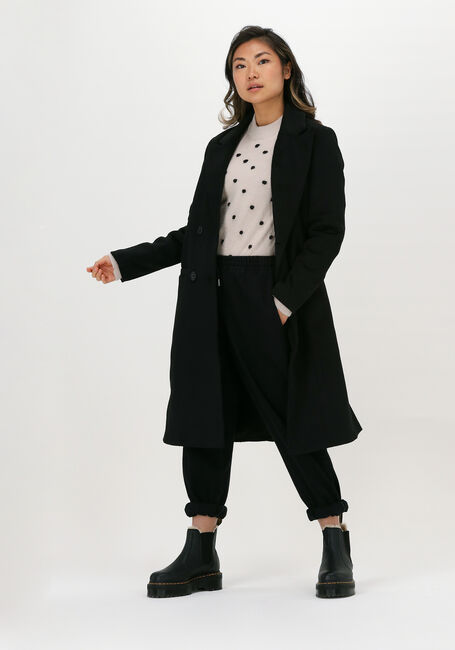 OBJECT Manteau LINEA COAT en noir - large