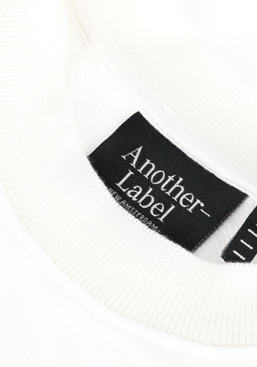 ANOTHER LABEL Haut RAVENELLE SWEAT T-SHIRT Blanc - large