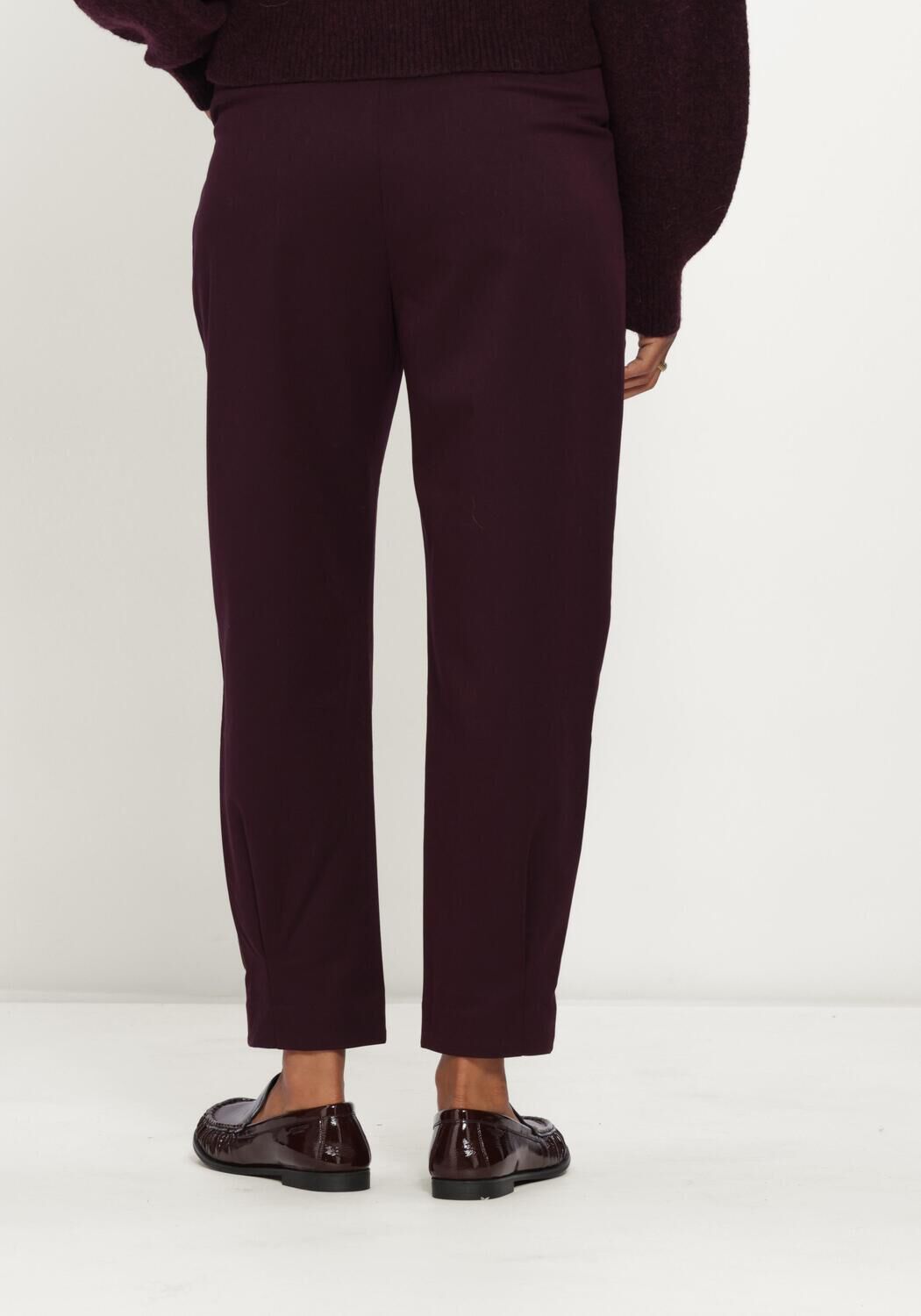 AMAYA AMSTERDAM Pantalon VIVIENNE PANTS Bordeaux - large