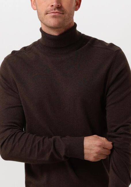 SELECTED HOMME Col roulé SLHBERG ROLL NECK NOOS en marron - large