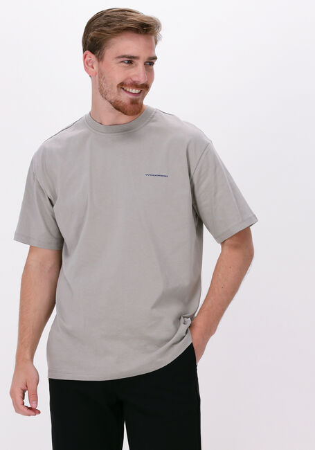 WOODBIRD T-shirt STAIN BACK TEE Gris clair - large