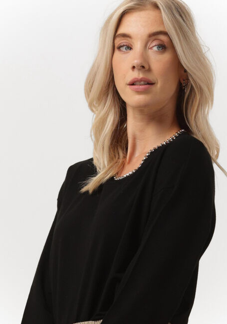 LIU JO Pull ECS MAGLIA CHIUSA M/L 4 en noir - large