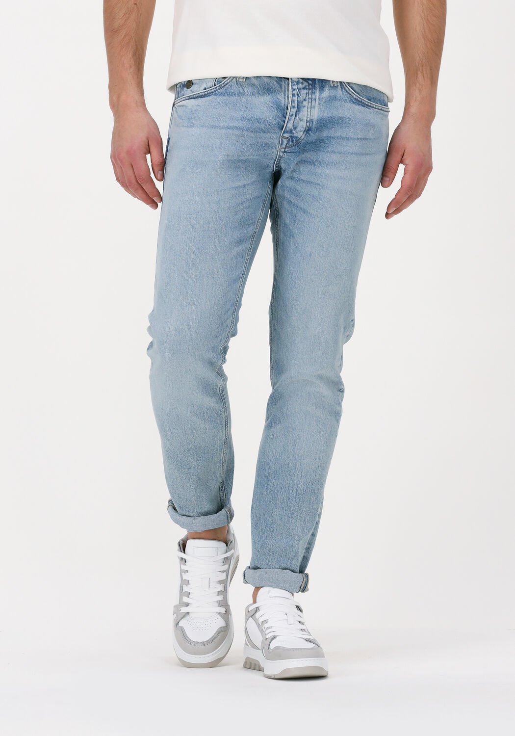 Cast iron 2025 riser slim jeans