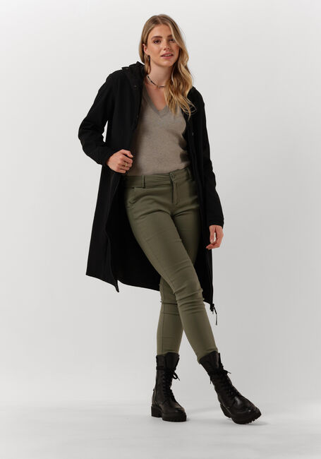 Khaki MINUS Top MILLA V-NECK KNIT TEE 1 - large