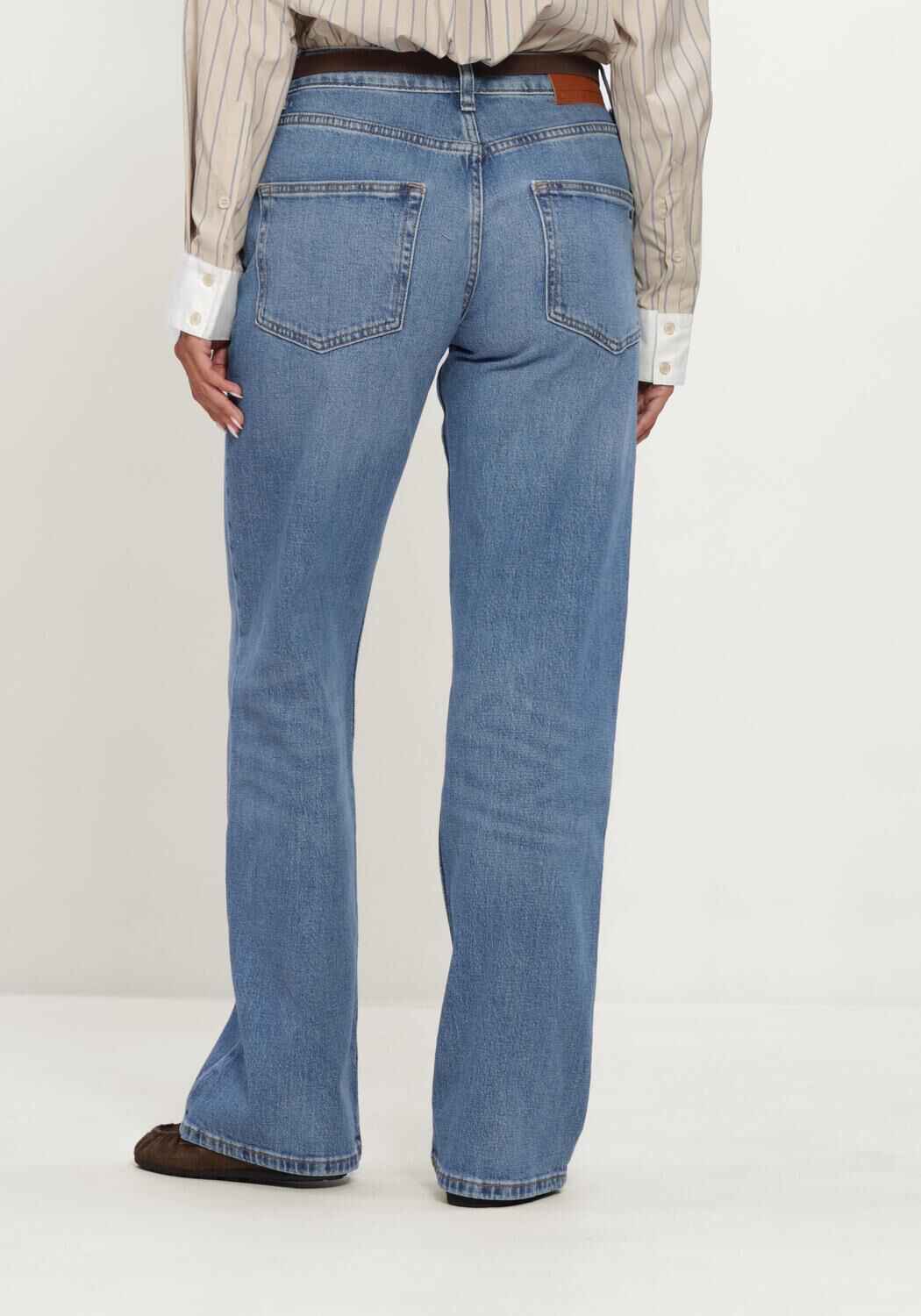 TOMMY JEANS Straight leg jeans MIA MID RELAXED STRAIGHT BJ0133 Bleu clair - large