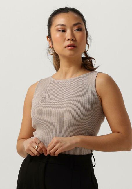 NEO NOIR Haut TALIA GLITTER KNIT TOP Sable - large