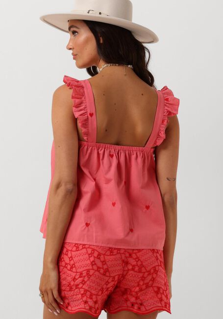 YDENCE Haut TOP FLORES en rose - large
