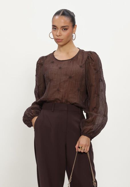 MSCH COPENHAGEN Haut MSCHCAROLINA TOP en marron - large