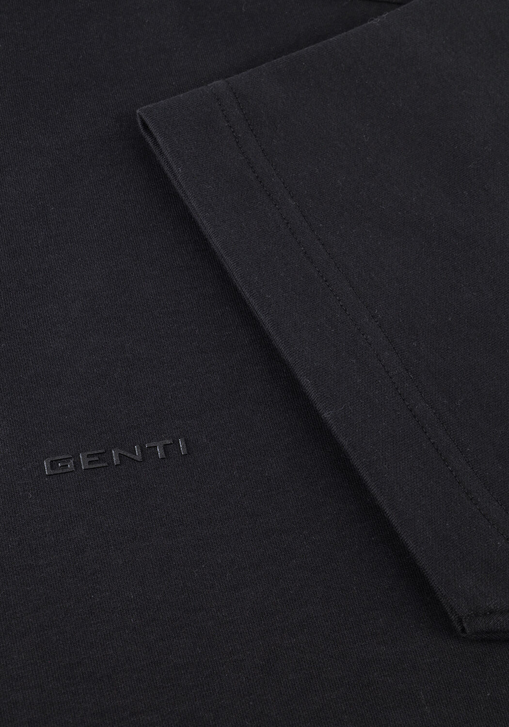 GENTI Polo T-SHIRT SS 1227 en noir - large