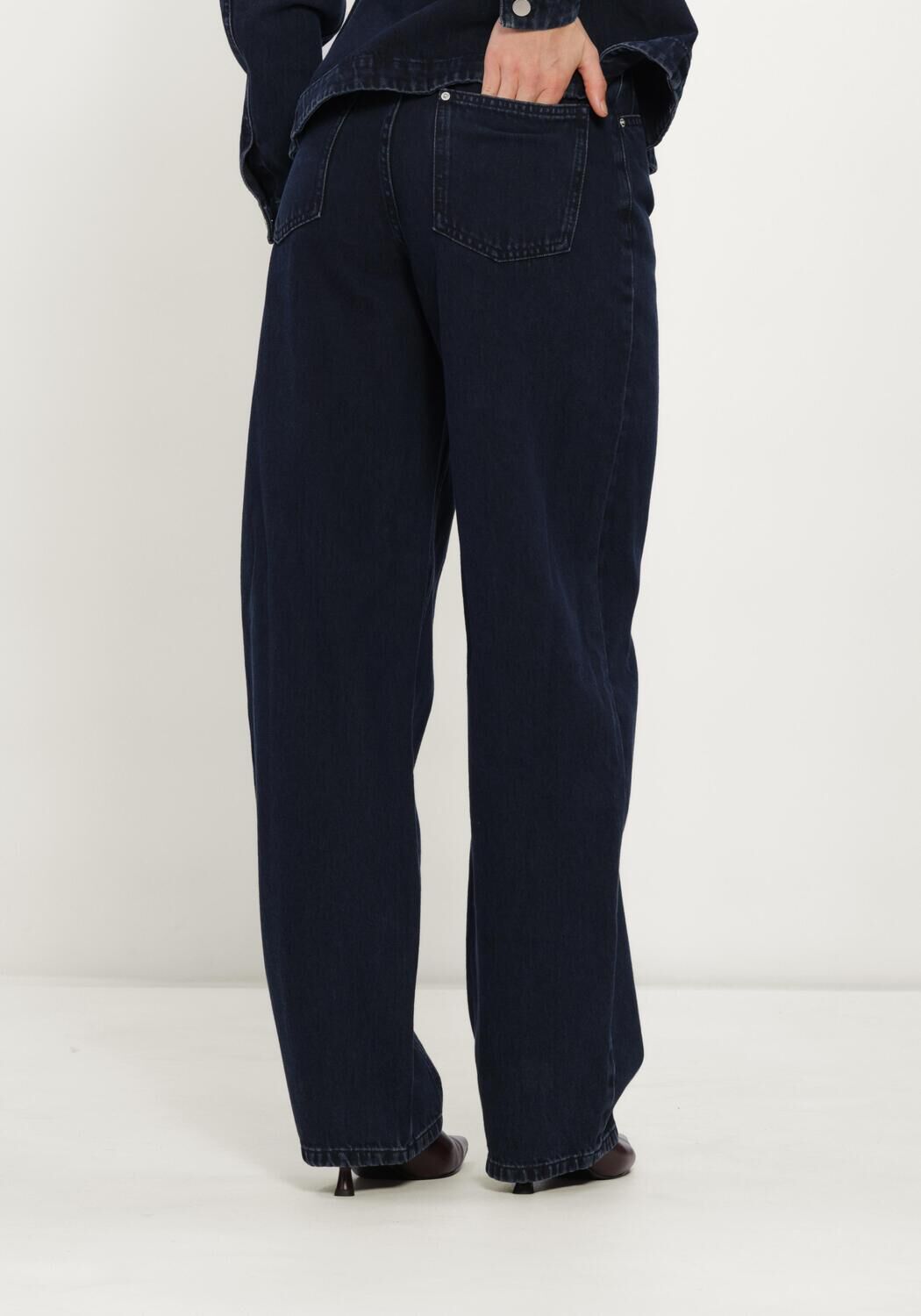 MSCH COPENHAGEN Barrel jeans MSCHUTTA EVI HW TAPERED JEANS en bleu - large