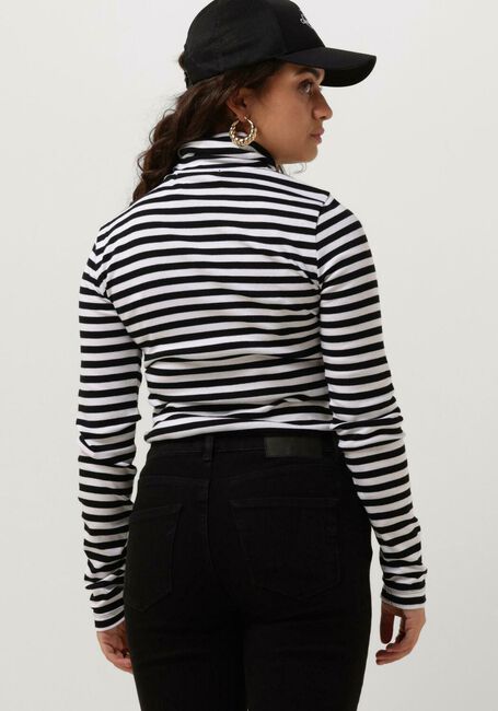 Zwarte CALVIN KLEIN Coltrui STRIPED ROLL NECK - large