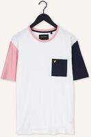LYLE & SCOTT T-shirt CONTRAST T-SHIRT Blanc LYLE & SCOTT T-shirt CONTRAST T-SHIRT Blanc - medium