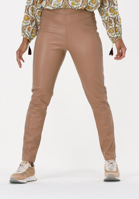 SIMPLE Legging ECO LEATHER PANTS en marron - large