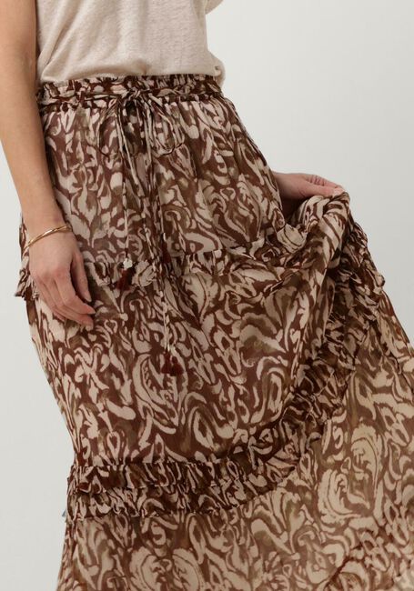 MOLIIN Jupe maxi ESTHER en marron - large