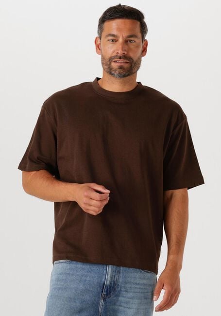 Bruine SELECTED HOMME T-shirt SLHLOOSEOSCAR SS O-NECK TEE NOOS - large
