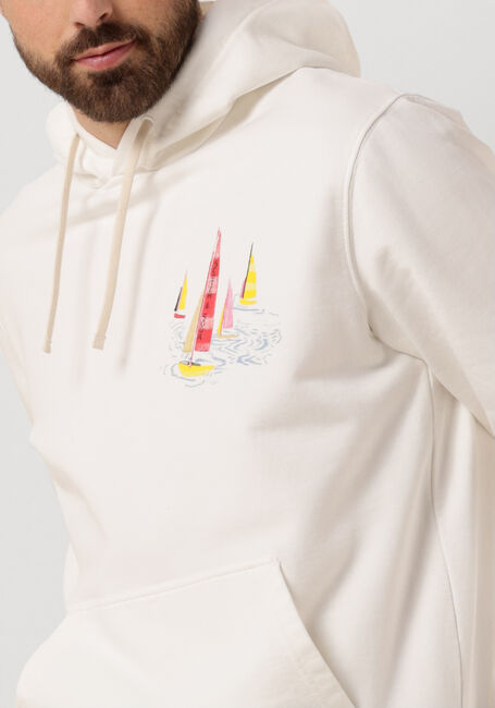 SCOTCH & SODA Chandail FRONT BACK ARTWORK HOODIE en blanc - large