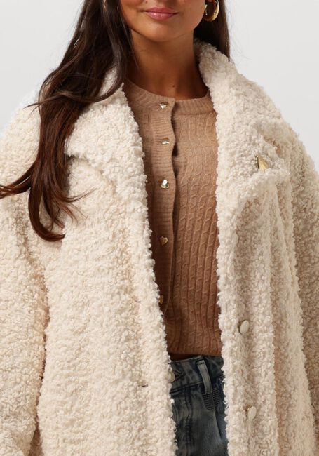 FABIENNE CHAPOT Manteau Teddy NICOLE COAT Écru - large