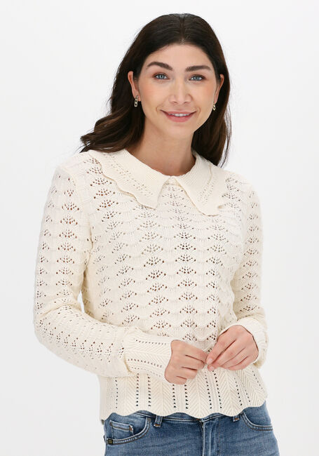 Gebroken wit Y.A.S. Trui YASGOTHAM LS KNIT PULLOVER S. - large