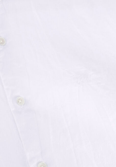 Witte VANGUARD Casual overhemd LONG SLEEVE SHIRT LINEN COTTON BLEND - large
