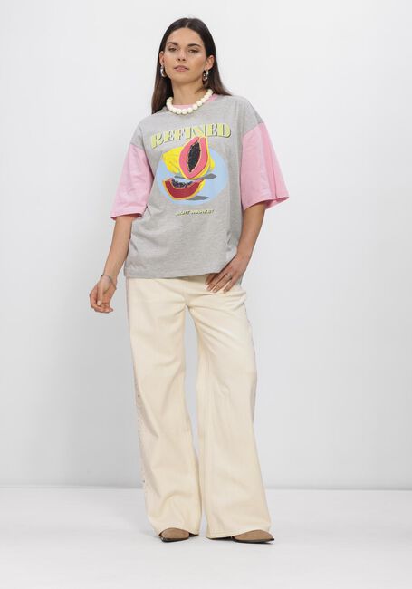 REFINED DEPARTMENT Wide jeans PAYTON Cr&egrave;me - large