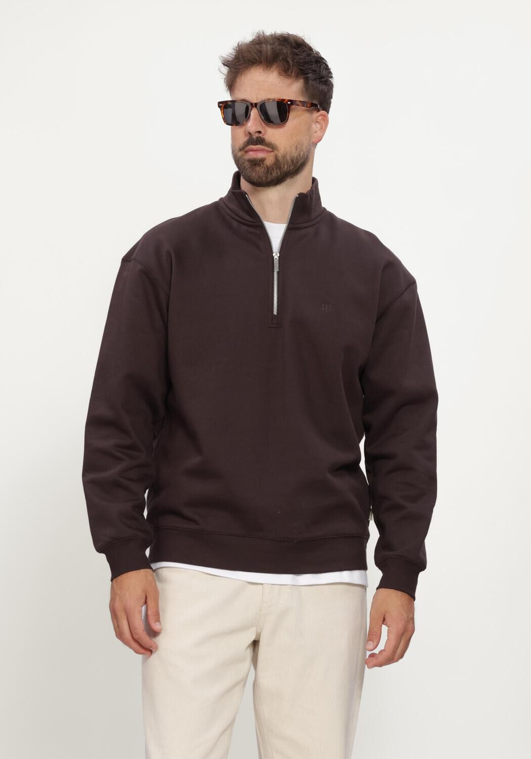 Bruine MACED Sweater M-ALVIN - large