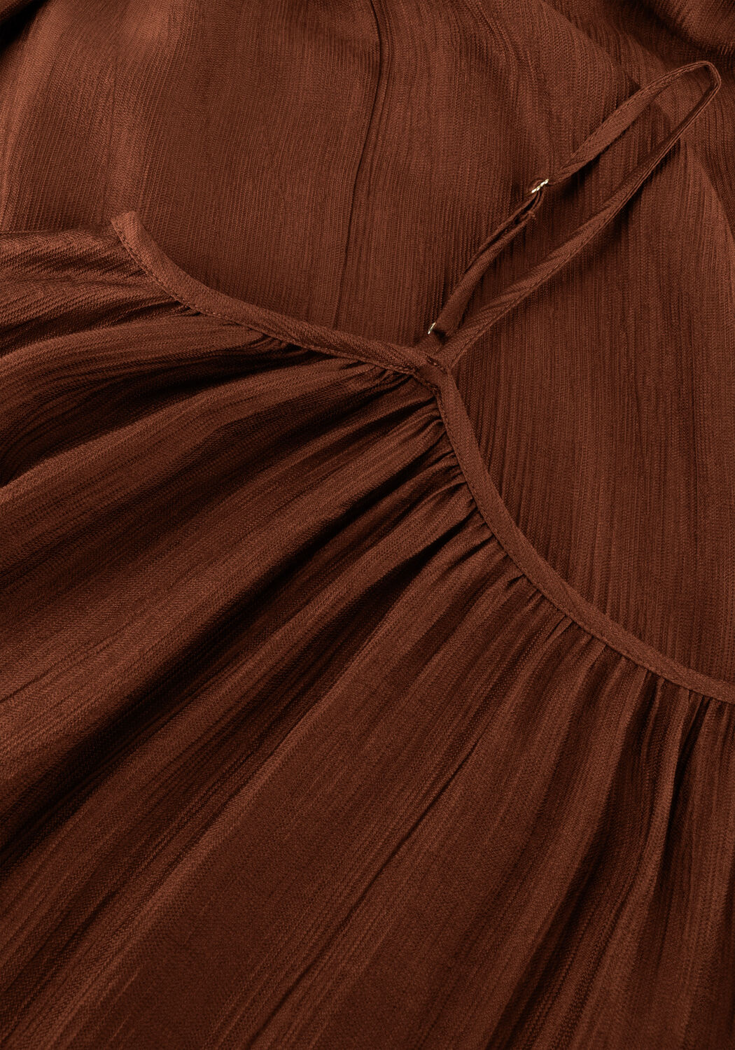 KNIT-TED Robe maxi BLAIR en marron - large