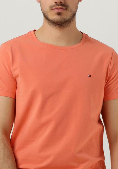 Oranje TOMMY HILFIGER T-shirt STRETCH EXTRA SLIM FIT TEE - large