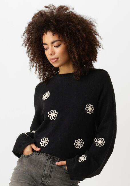 Zwarte OBJECT Trui OBJLANEY RUBIN LS PULLOVER E DIV - large