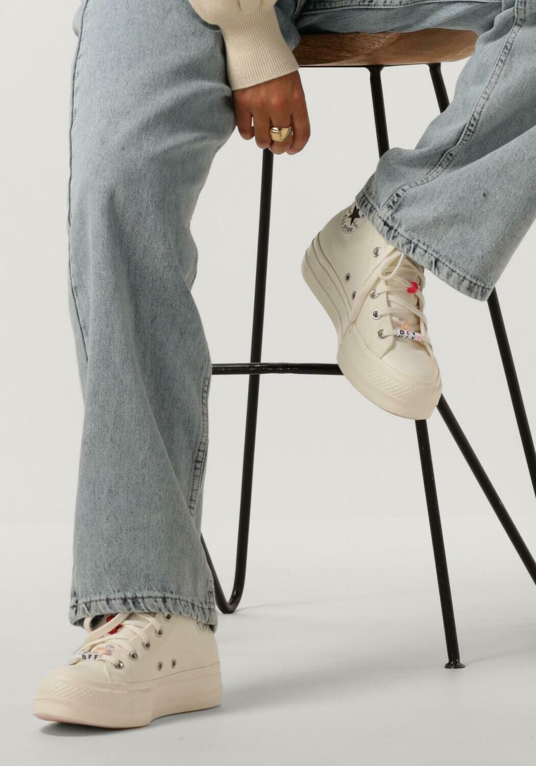converse ctas lift hi baskets montantes cru