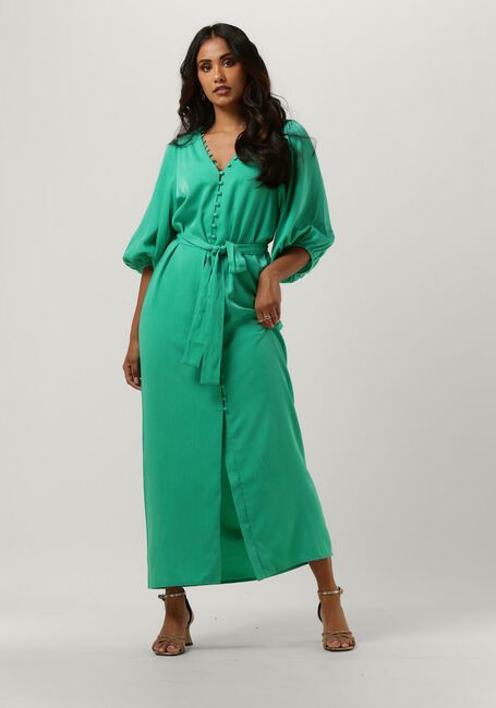 FREEBIRD Robe maxi WV-WASH-SATIN-VIS-23-1 en vert - large